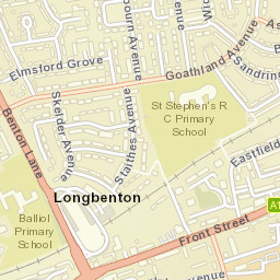 34 Gladstonbury Place, Newcastle upon Tyne, Tyne and Wear NE1 Street Map