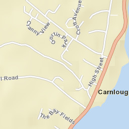 Carnlough Street Map