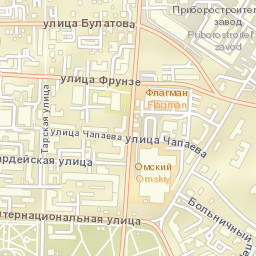 Omsk Street Map