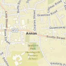 Annan Street Map