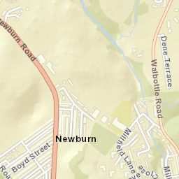 Newburn Street Map