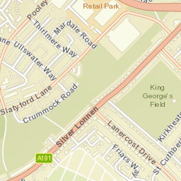 105 Saint Cuthbert's Road, Newcastle upon Tyne, Tyne and Wear Street Map