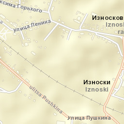 Iznoski Street Map