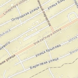 Ob’ Street Map