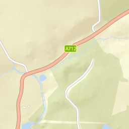 A712, Newton Stewart, Dumfries and Galloway Street Map
