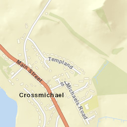 44 Main Street, Crossmichael, Castle Douglas Street Map