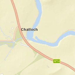 B7027, Newton Stewart, Dumfries and Galloway Street Map