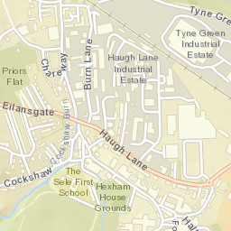 1 Tyne Green Road, Hexham, Northumberland Street Map