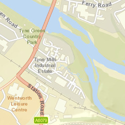 Hexham Bridge, Hexham, Northumberland NE46, UK Street Map