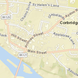 Corbridge Street Map