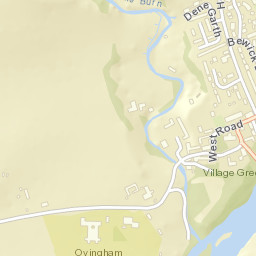 8 The Hill, Ovingham, Prudhoe, Northumberland Street Map