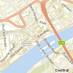 25-27 Quayside, Newcastle Upon Tyne, Newcastle upon Tyne, Tyn Street Map
