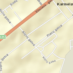 Karmėlava Street Map