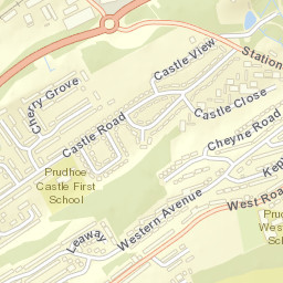 Station Road, Prudhoe, Northumberland NE42, UK Street Map