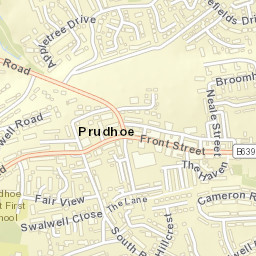 Prudhoe Street Map