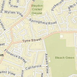 15 Pickering Dr, Blaydon-on-Tyne, Tyne and Wear NE21 5GA, UK Street Map