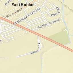 East Boldon Street Map