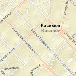 Kasimov Street Map