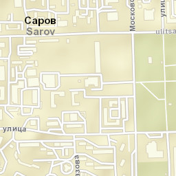 Sarov Street Map
