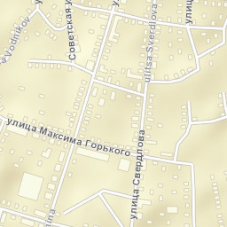 Tetyushi Street Map