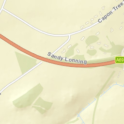 Capon Tree Road, Brampton, Cumbria CA8 Street Map