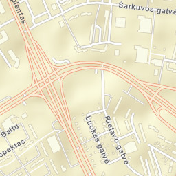 Šilainiai Street Map