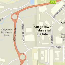 Kingsway, Carlisle, Cumbria CA6, UK Street Map