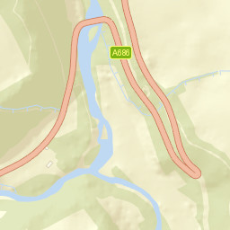A686, Hexham, Northumberland NE47, UK Street Map