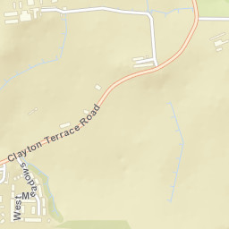 Clayton Terrace Road, Newcastle upon Tyne Street Map