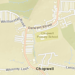 Chopwell Street Map