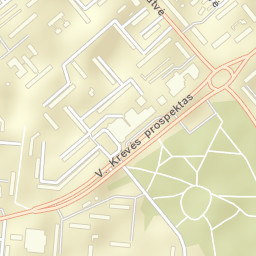 Dainava (Kaunas) Street Map