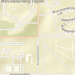 Krasnoobsk Street Map