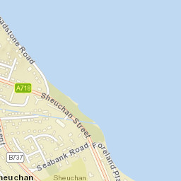 Leswalt High Road, Stranraer, Dumfries and Galloway DG9, UK Street Map