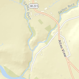 B6295, Hexham, Northumberland NE47 Street Map