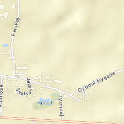Dybbøl Street Map