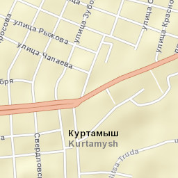 Kurtamysh Street Map