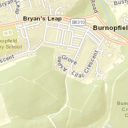 Burnopfield Street Map