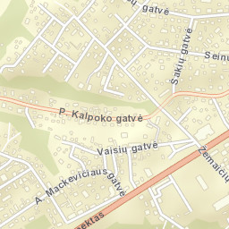 Kaunas Street Map