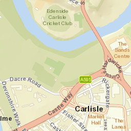 Castle Way, Carlisle, Cumbria CA3, UK Street Map