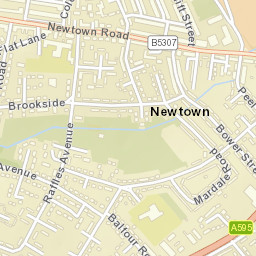 107 Newtown Road, Carlisle, Cumbria CA2, UK Street Map