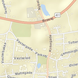 Broager Street Map