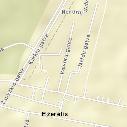 Ežerėlis Street Map