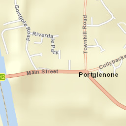 Portglenone Street Map