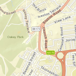 A6076, Stanley, County Durham DH9, UK Street Map