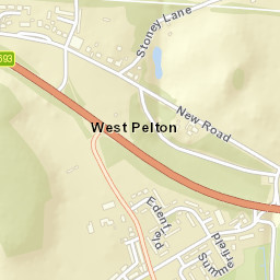 A693, Stanley, County Durham DH9, UK Street Map