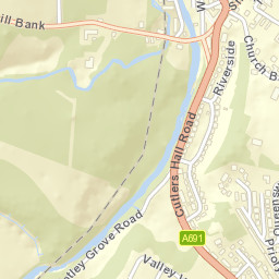 1 Valley View, Bridgehill, Consett, County Durham Street Map