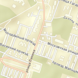 Protvino Street Map