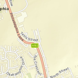 Philadelphia Ln, Philadelphia, Houghton le Spring, Tyne and W Street Map