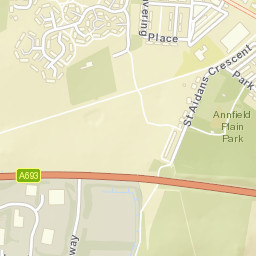 Annfield Plain Street Map