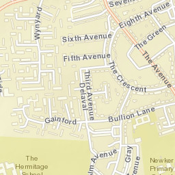 Yetholm Ave, Chester le Street, County Durham DH2, UK Street Map